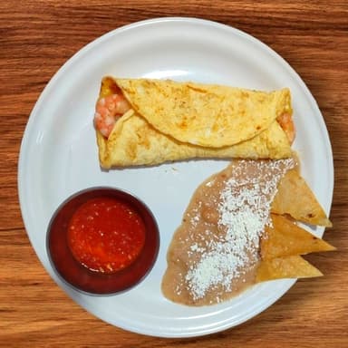 Omelette de Camarones