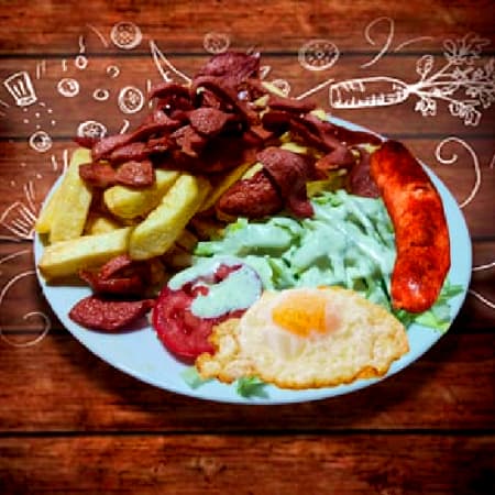 Salchipapa Especial