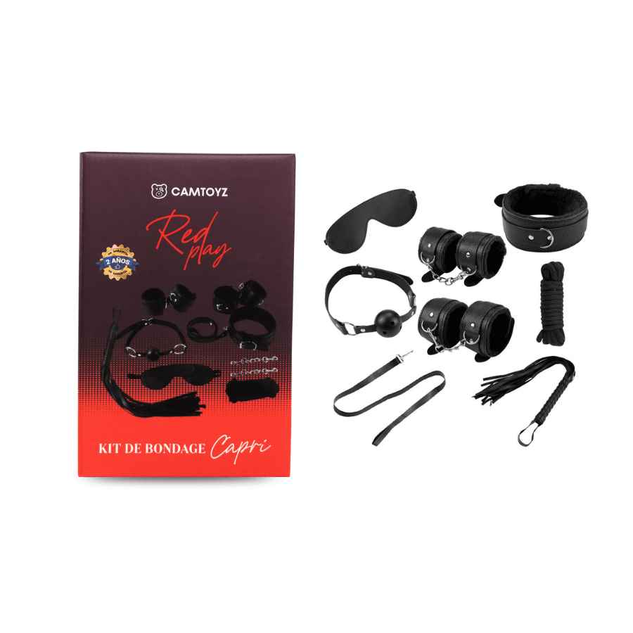 Kit Bondage Capri Negro Camtoyz