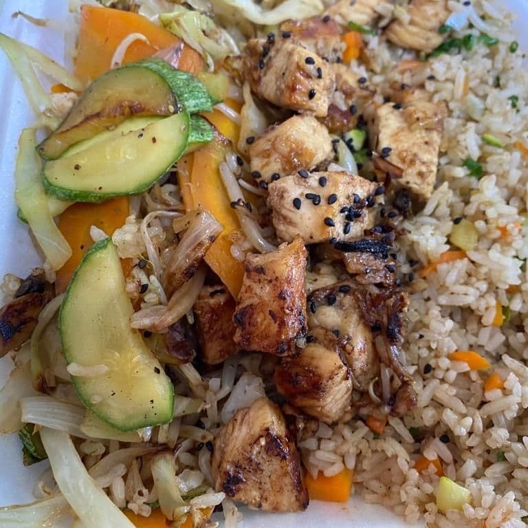 Tepanyaki de pollo
