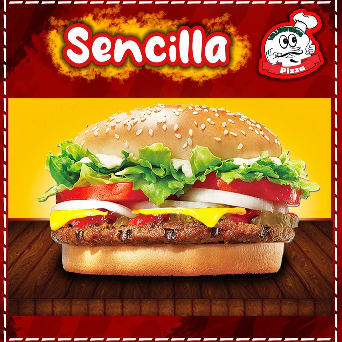 Hamburguesa Sencilla