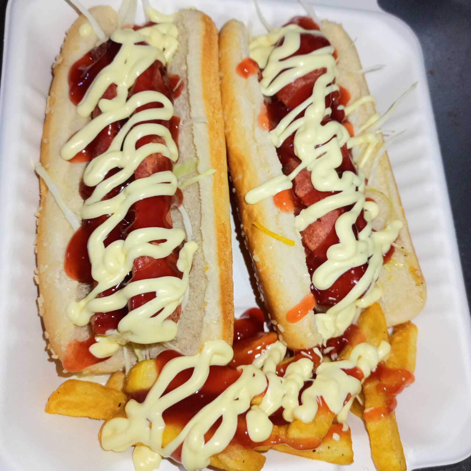 Perro Caliente Doble ( SIN PAPAS )