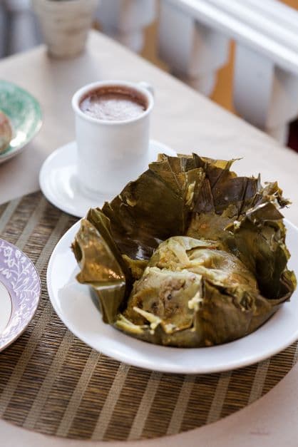 Desayuno tamal tolimense