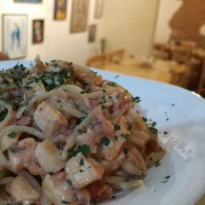 Espagueti Salmon & Vodka