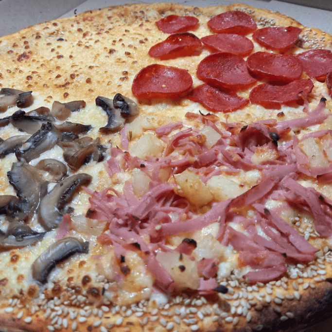 Pizza Grande Cuatro Estaciones