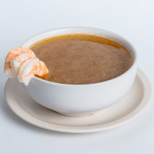 Jugo de carne Camarones u Ostiones