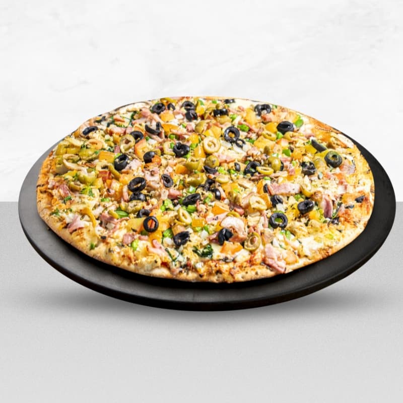 Pizza Verduras Tocineta Pollo