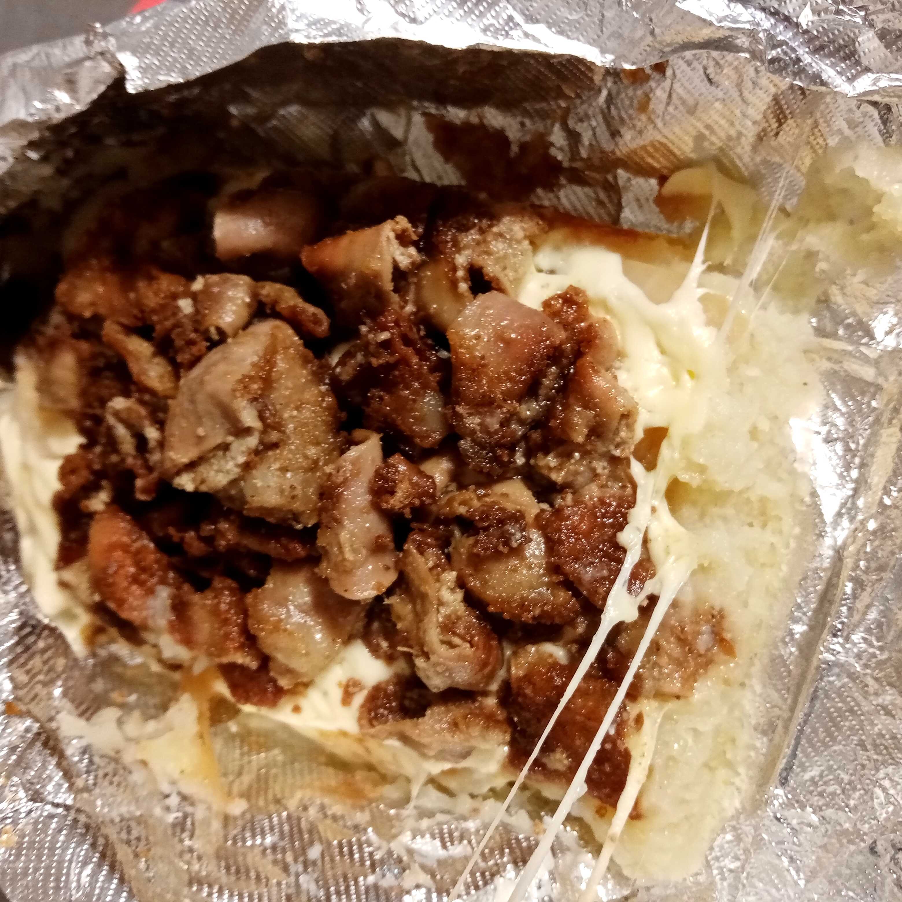 Papá Asada con Tripa
