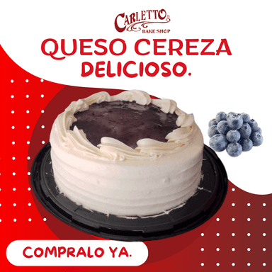Pastel Queso Blueberry Grande