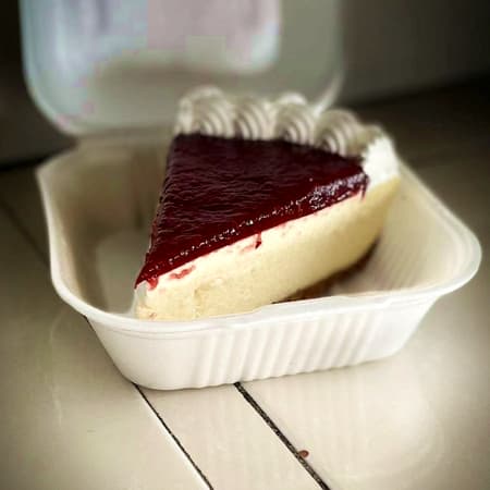 Rebanada Cheesecake de Frambuesa