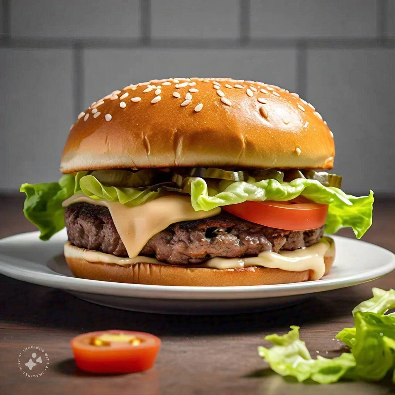 HAMBURGUESA SENCILLA