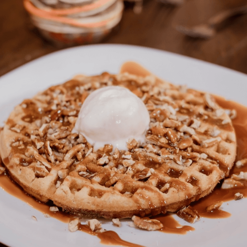 Waffle con Nuez