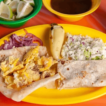 Burro de Huevo con Salchicha