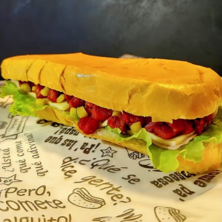 Sándwich Costilla BBQ