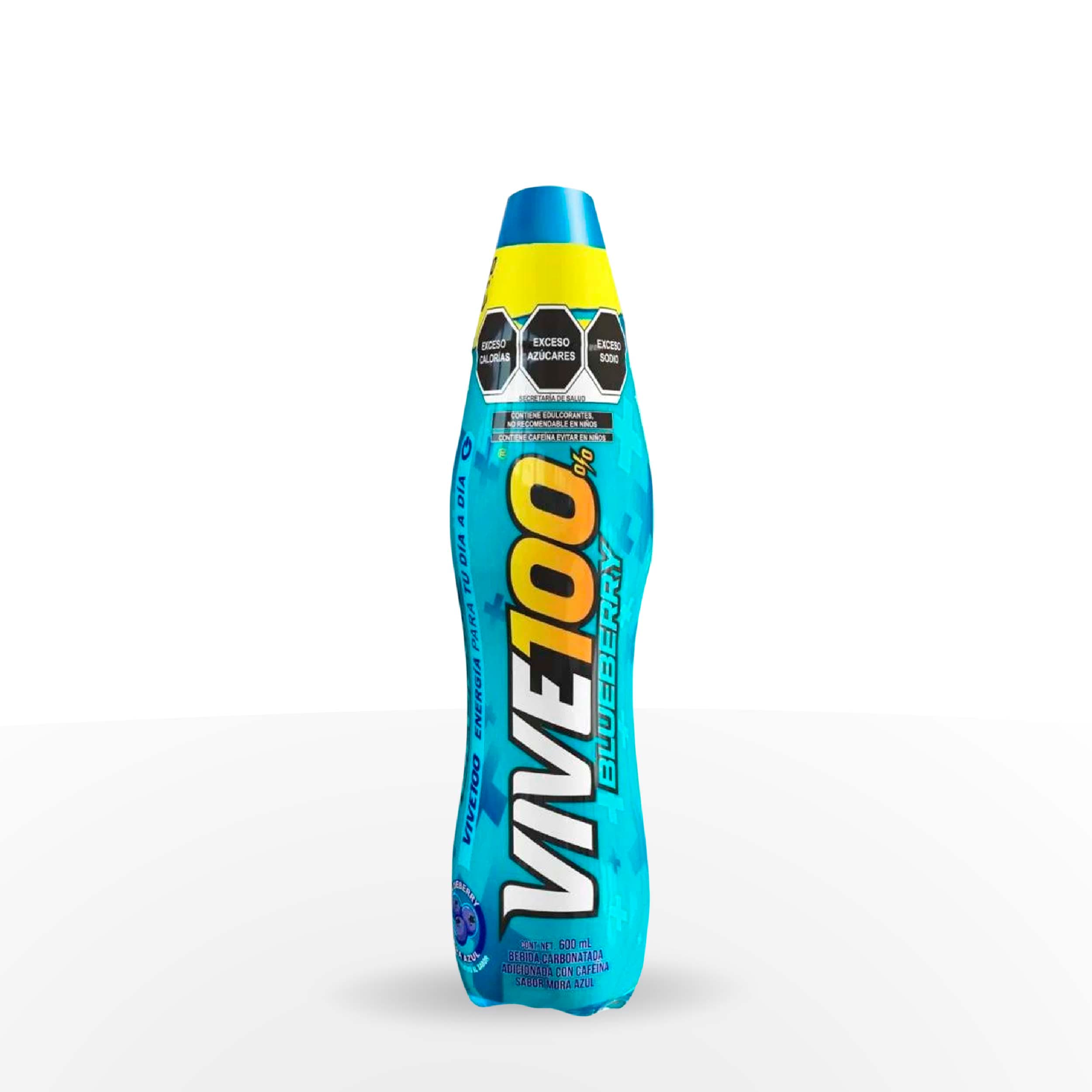 BEBIDA ENERGIZANTE VIVE 100%  BLUEBERRY 600 ML