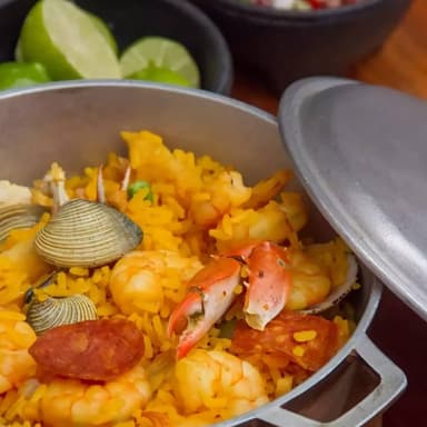 COMBO paella valenciana + pan de ajo