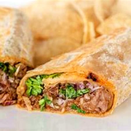 1 BURRITO DE COCHINITA 1 RED LATA 1 CONSOME