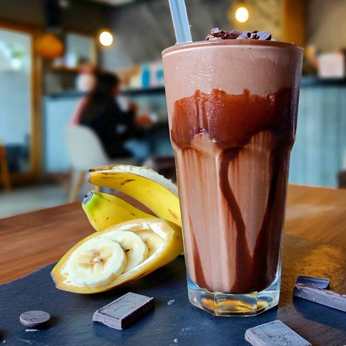 Malteada de ChocoPlatano