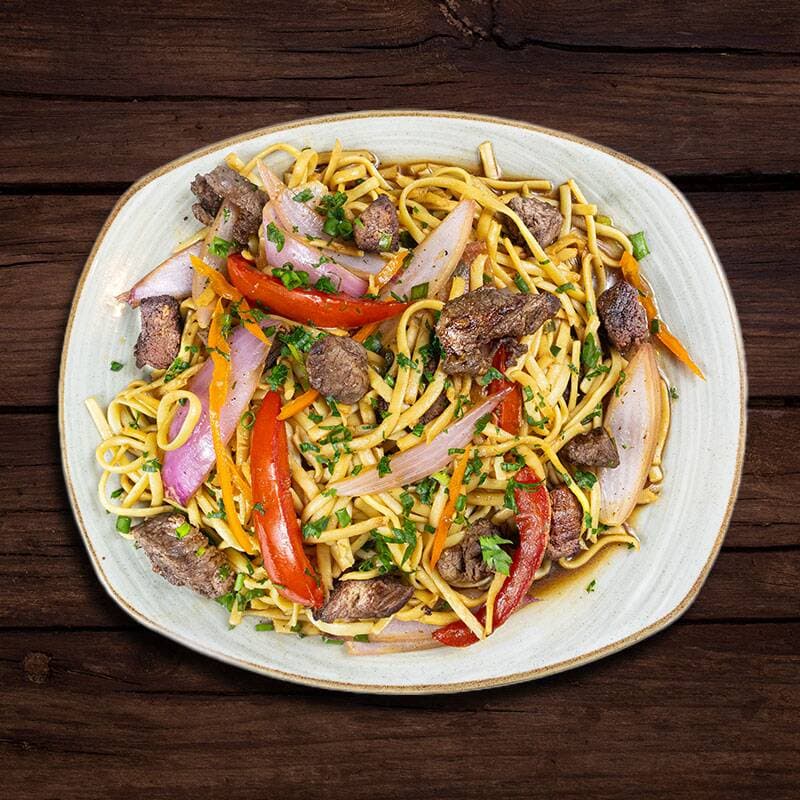 Tallarin Saltado de Carne