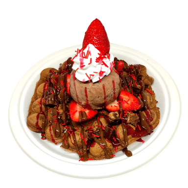 Waffle de Chocolate
