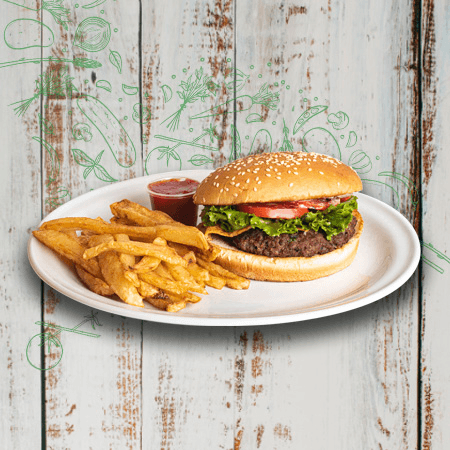 Combo Hamburguesa de Res + Jamaica