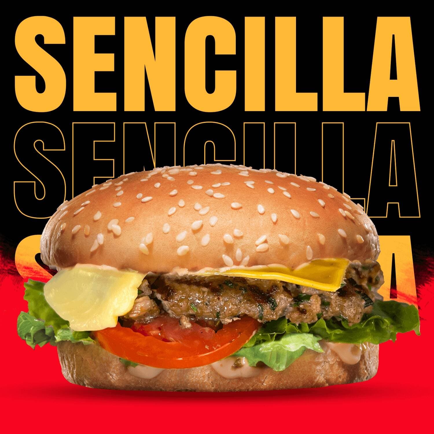 Hamburguesa Sencilla