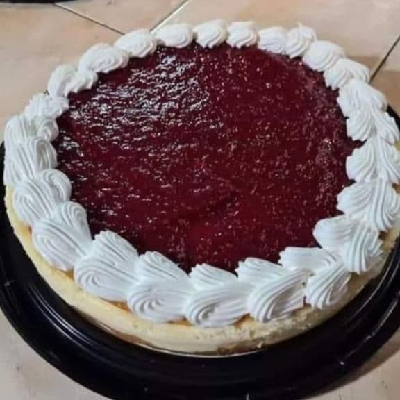 Pastel de Queso con Frambuesa