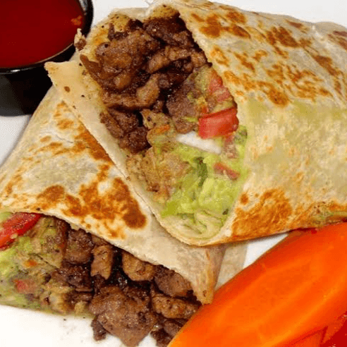 BURRITO DE BISTEC ALA MEXICANA