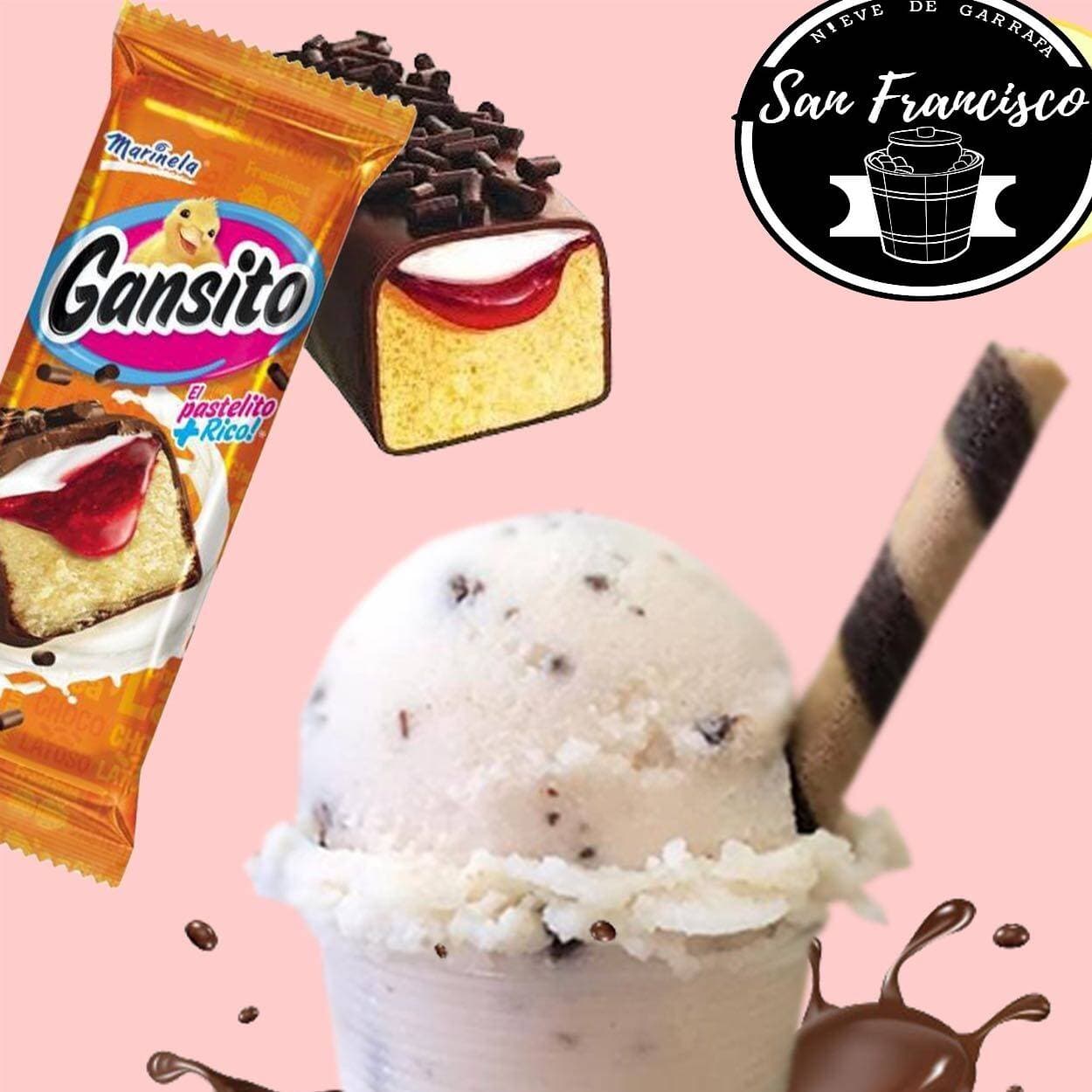 Nieve de Leche Gansito