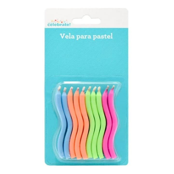 Velas onduladas Celebrate