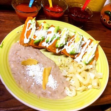 Tradicionales Enchiladas Potosinas 5 Piezas