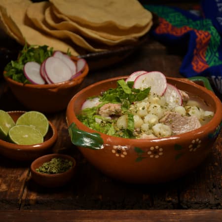POZOLE BLANCO DE CABEZA
