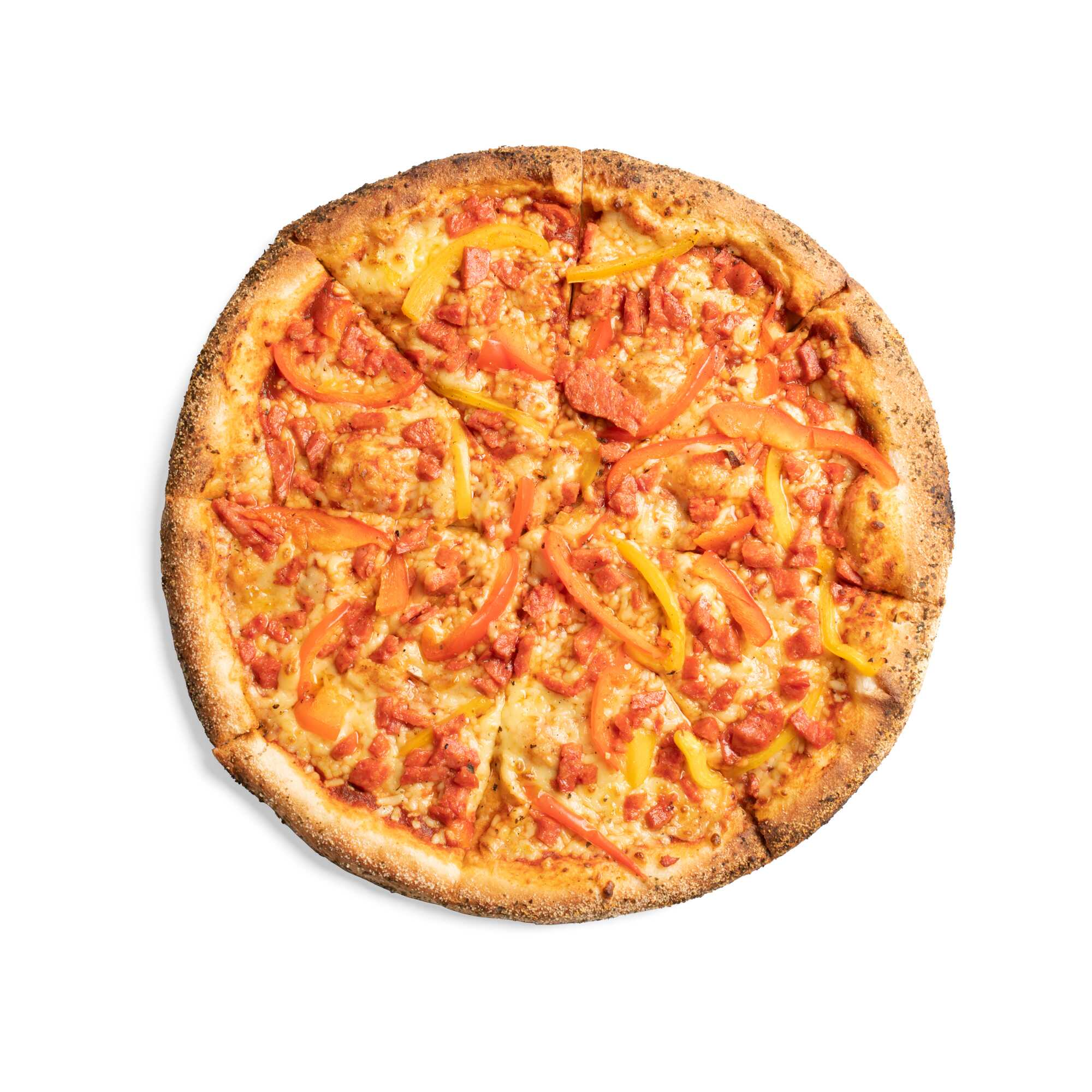 Pizza de Morrón con Chorizo