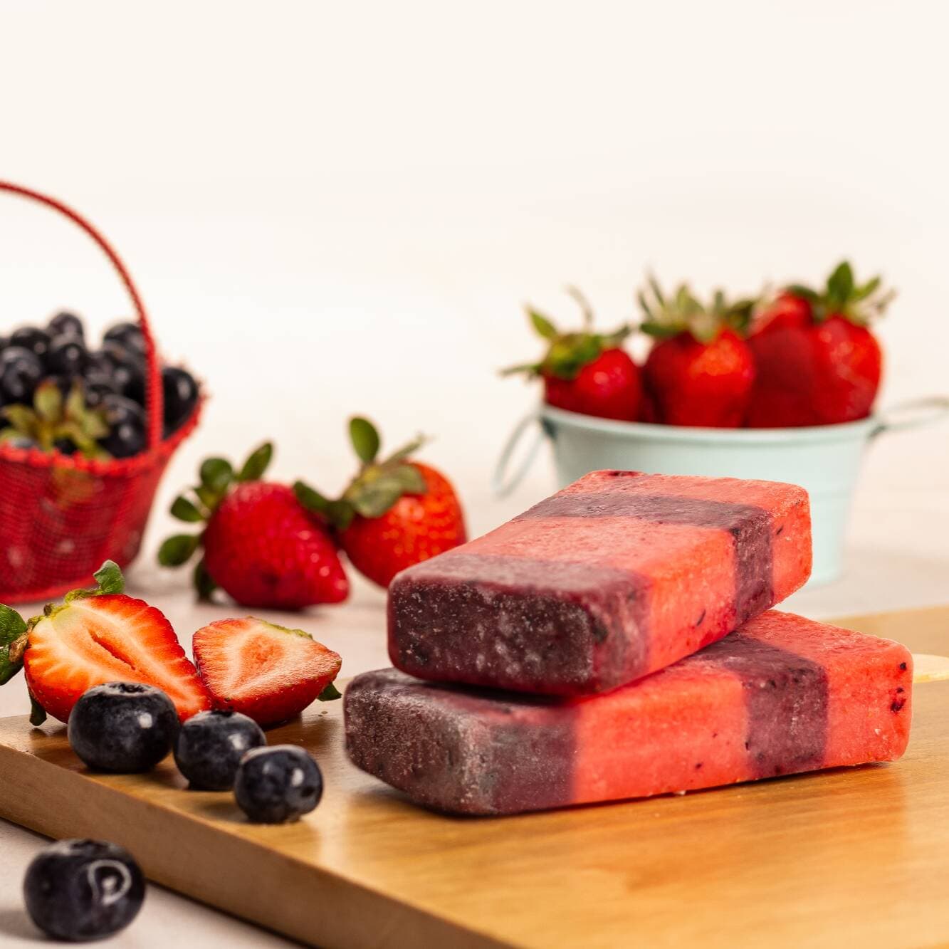 Paleta de Fresa Arándano