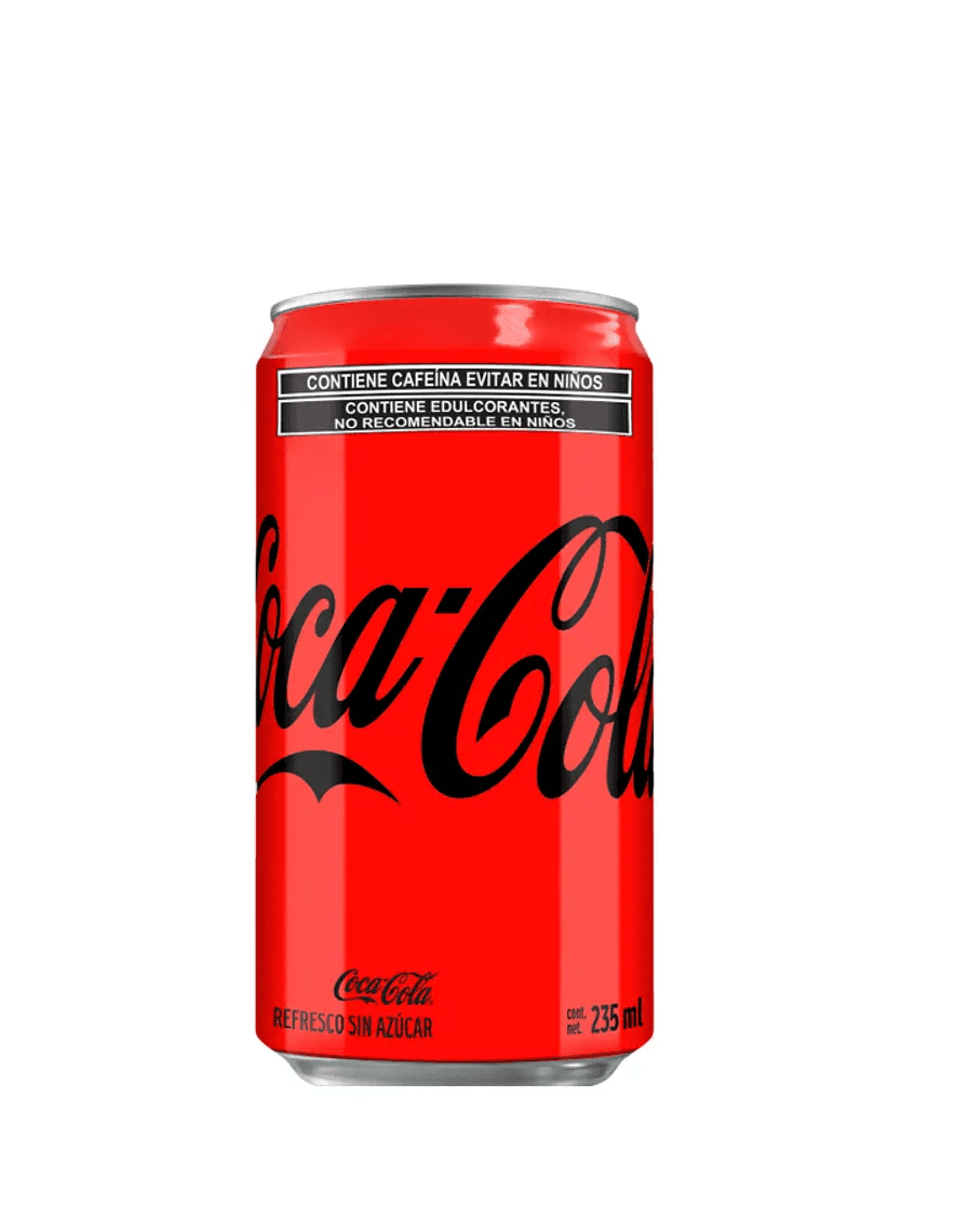 Coca cola sin azúcar