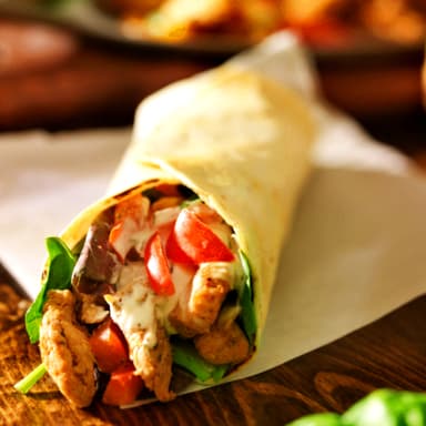 FKN Barbecue Chicken Burrito