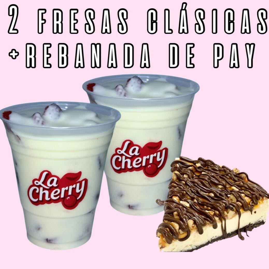 2 Fresas Con Crema Clásicas Chicas + Pay