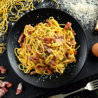 Spaguetti a la Carbonara