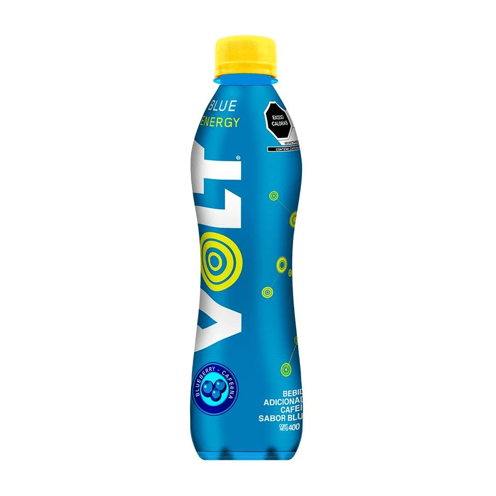 Volt Mora Azul Botella Plástica Blue-Energy 400Ml