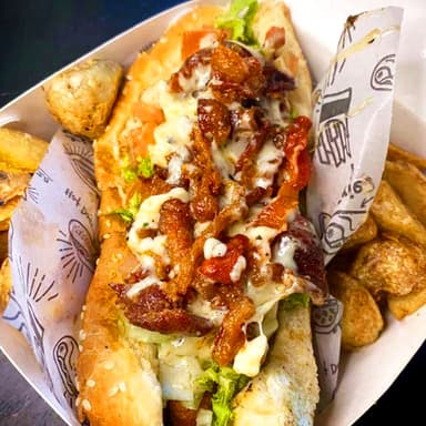 Hot Dog Gringo + Papas