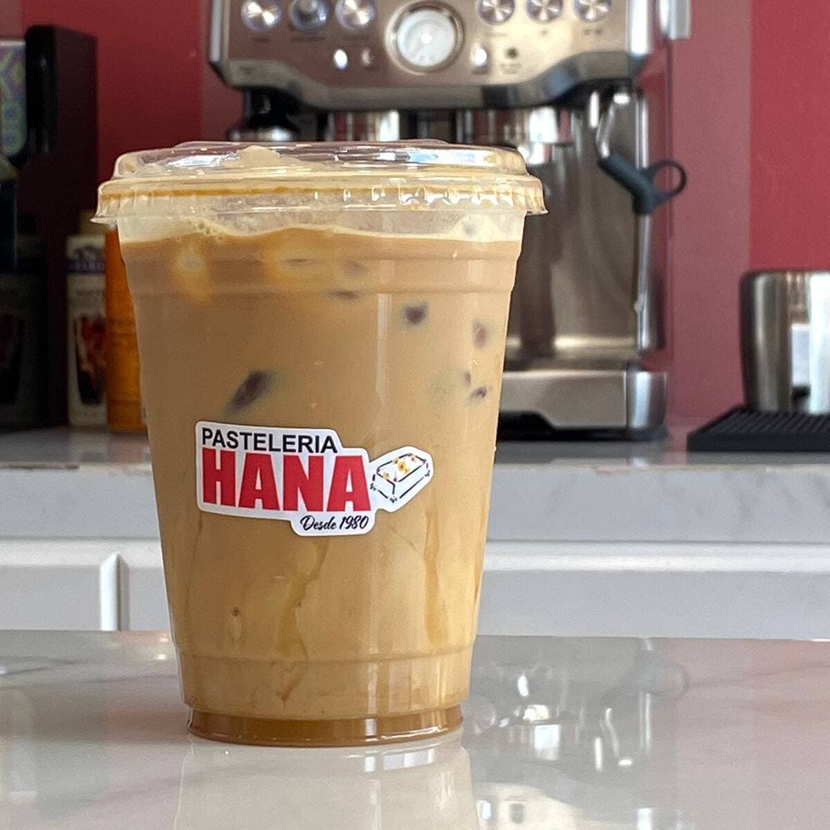 cafe latte dulce de leche frio
