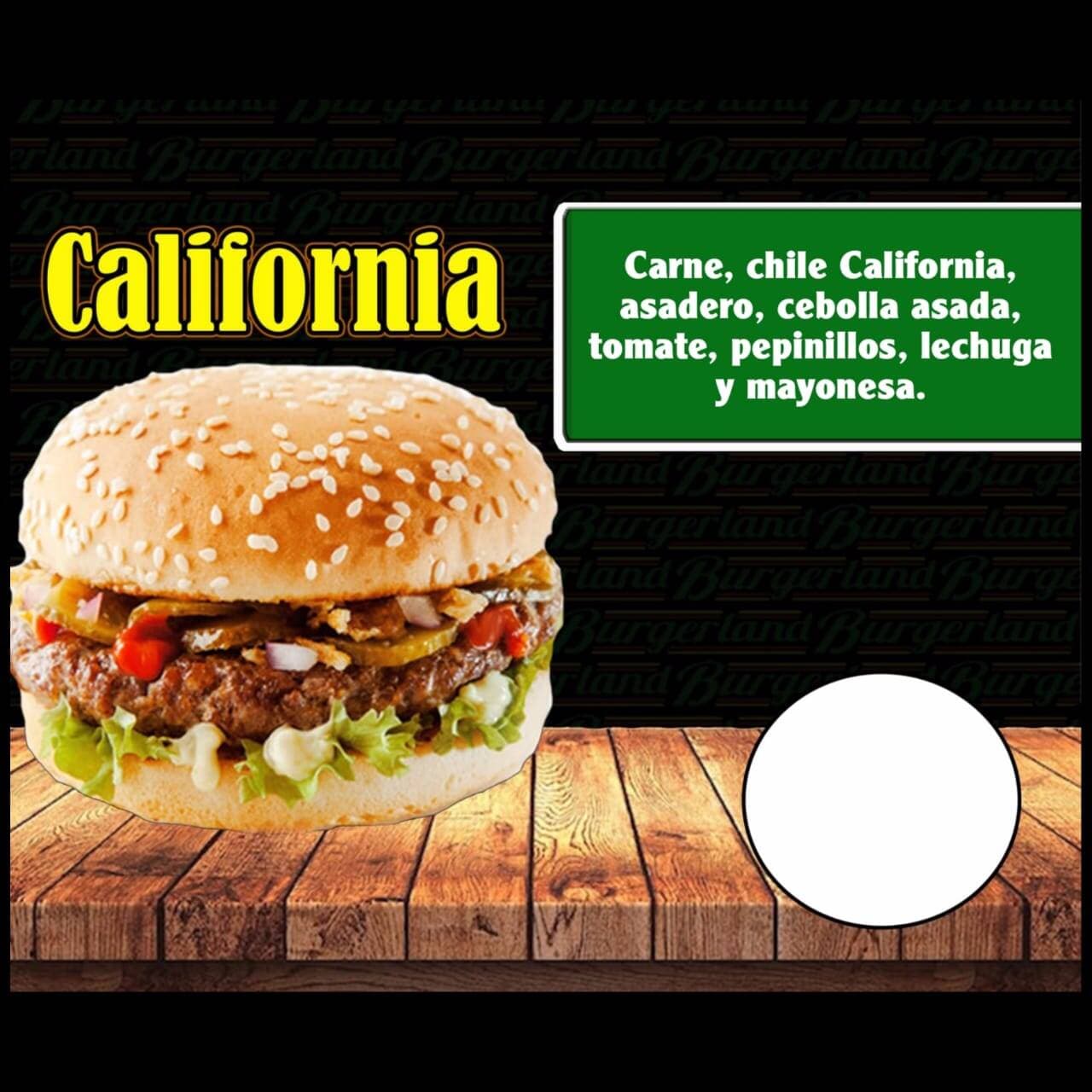 Hamburguesa California