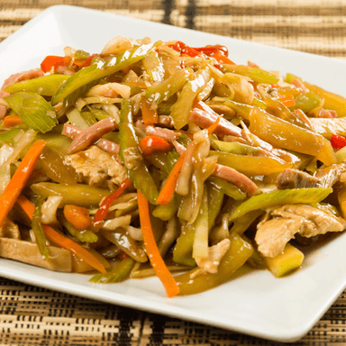 Chop Suey en Salsa Entero  ( Sin Carne )