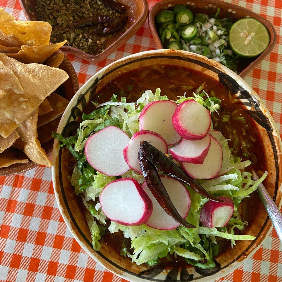 POZOLE ROJO DE PUERCO 1/2 LITRO