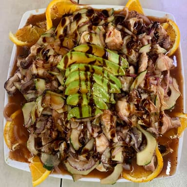 Botana de pulpo