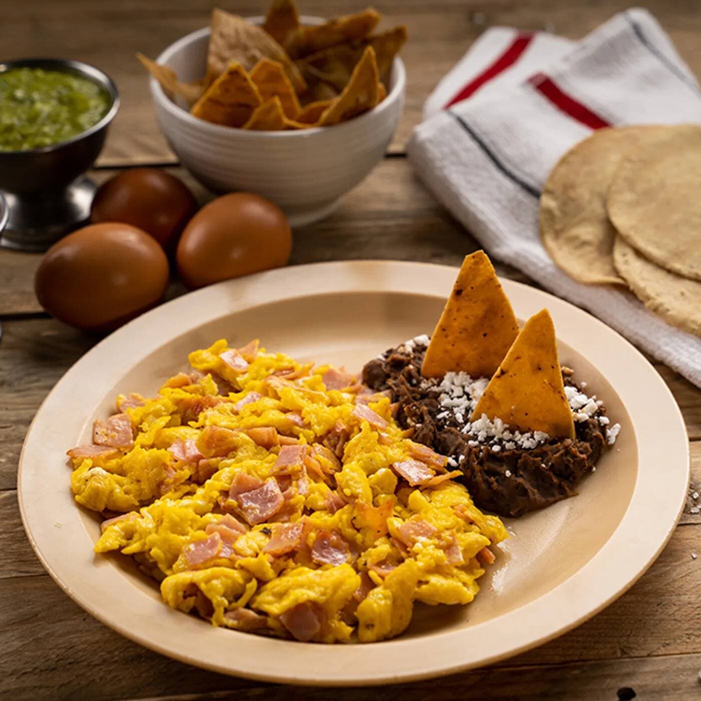 Huevos con Jamon