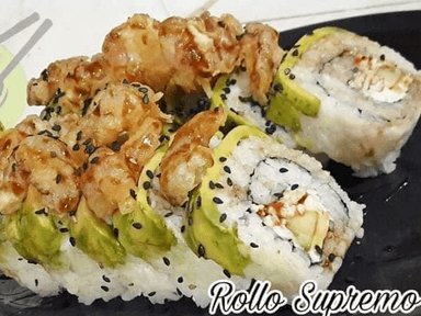 Rollo de Supremo con Camarones Tempura