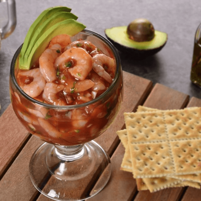 Cóctel de Camarón y Pulpo