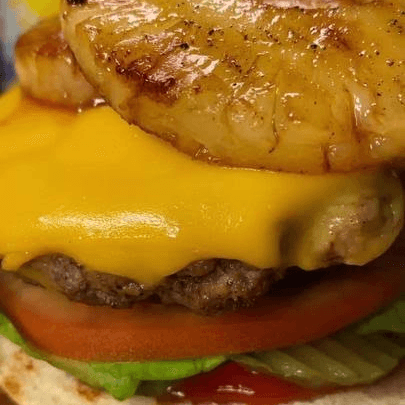 Hamburguesa Hawaiana