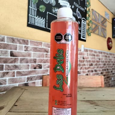 Agua Natural de Sabor Fresa con Limón 500 m